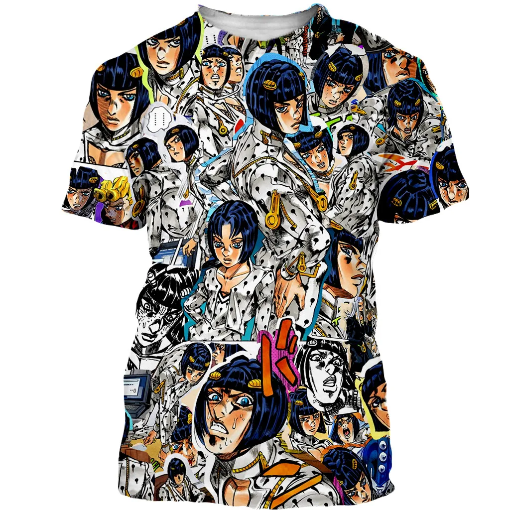 3D JoJo Bizarre Adventure Men/women New Fashion Printed T-shirts Streetwear Tops Tee
3D JoJo Bizarre Adventure Men/women New Fashion Printed T-shirts Streetwear Tops Tee
