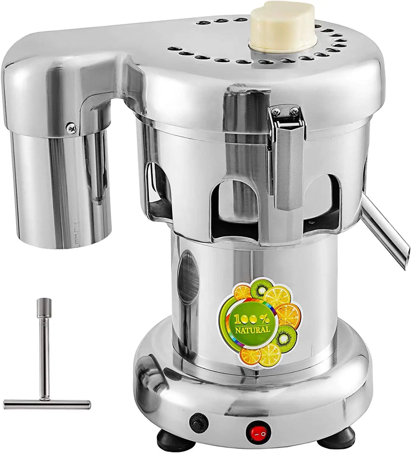 Juice Extractor Heavy Duty Juicer Aluminum Casting and Stainless Steel Constructed Centrifugal Juice Extractor Juicing both Frui
Juice Extractor Heavy Duty Juicer Aluminum Casting and Stainless Steel Constructed Centrifugal Juice Extractor Juicing both Frui