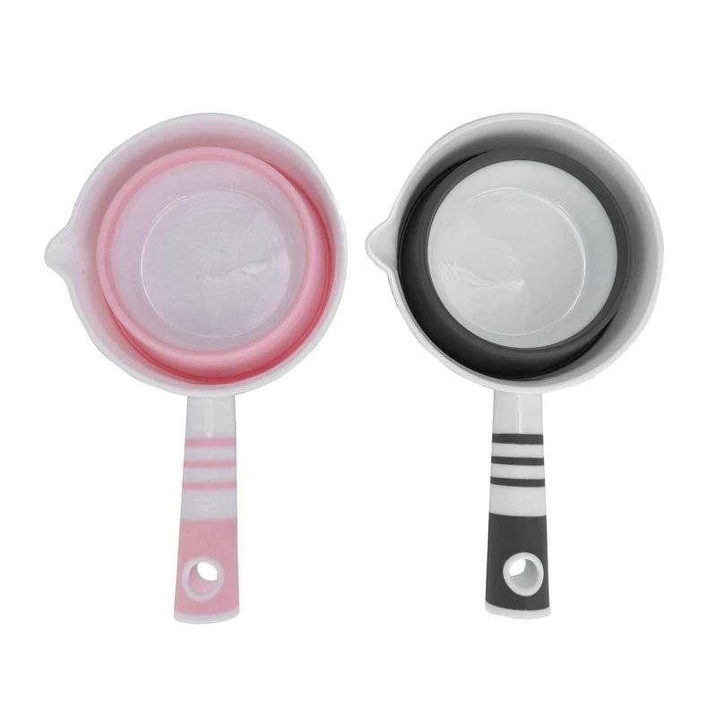4 Pack Foldable Water Ladle, Collapsible Water Scoop Dipper, Folding Bath Spoon Ladle, Space Saving For Kitchen Bathroom
4 Pack Foldable Water Ladle, Collapsible Water Scoop Dipper, Folding Bath Spoon Ladle, Space Saving For Kitchen Bathroom