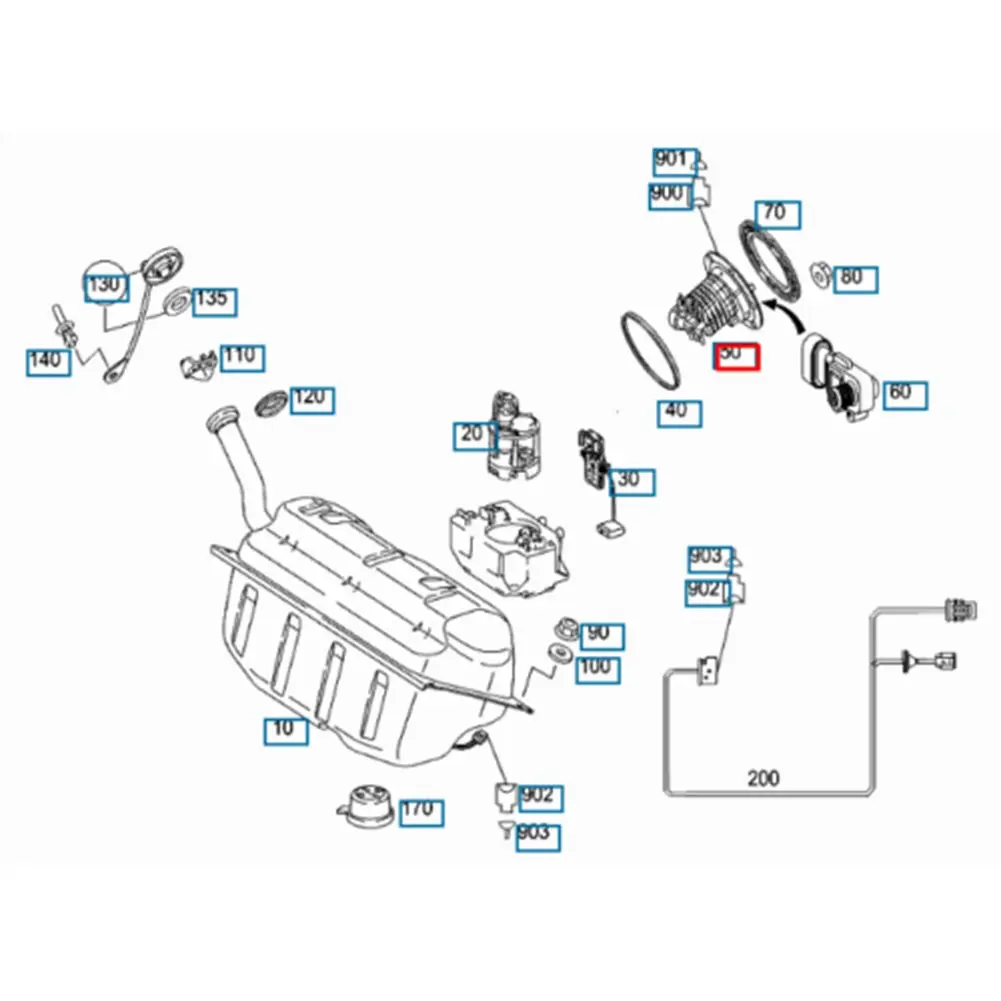 Enhance Your Vehicle's Fuel System with Fuel Filter+Sender Assembly for Mercedes E350 SLK280 SLK350 1714701090
Enhance Your Vehicle's Fuel System with Fuel Filter+Sender Assembly for Mercedes E350 SLK280 SLK350 1714701090