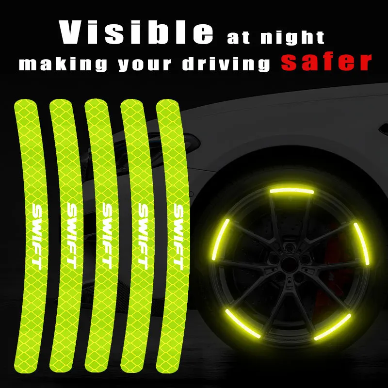 20x For Suzuki Swift Car Wheel Hub Sticker Bike Motorcycle Personality Decorative Auto Accessories High Reflective Stripe Tape
20x For Suzuki Swift Car Wheel Hub Sticker Bike Motorcycle Personality Decorative Auto Accessories High Reflective Stripe Tape