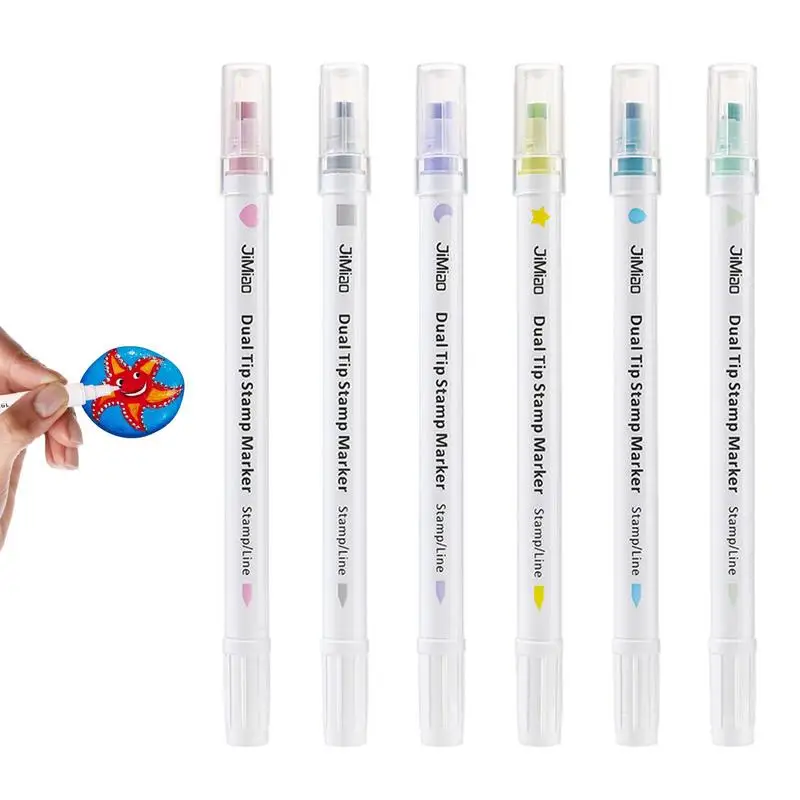 Pastel Markers 6pcs Double Tip Marker Pen With Assorted Colors Soft Tip Aesthetic Highlighters For Journal & Notes
Pastel Markers 6pcs Double Tip Marker Pen With Assorted Colors Soft Tip Aesthetic Highlighters For Journal & Notes