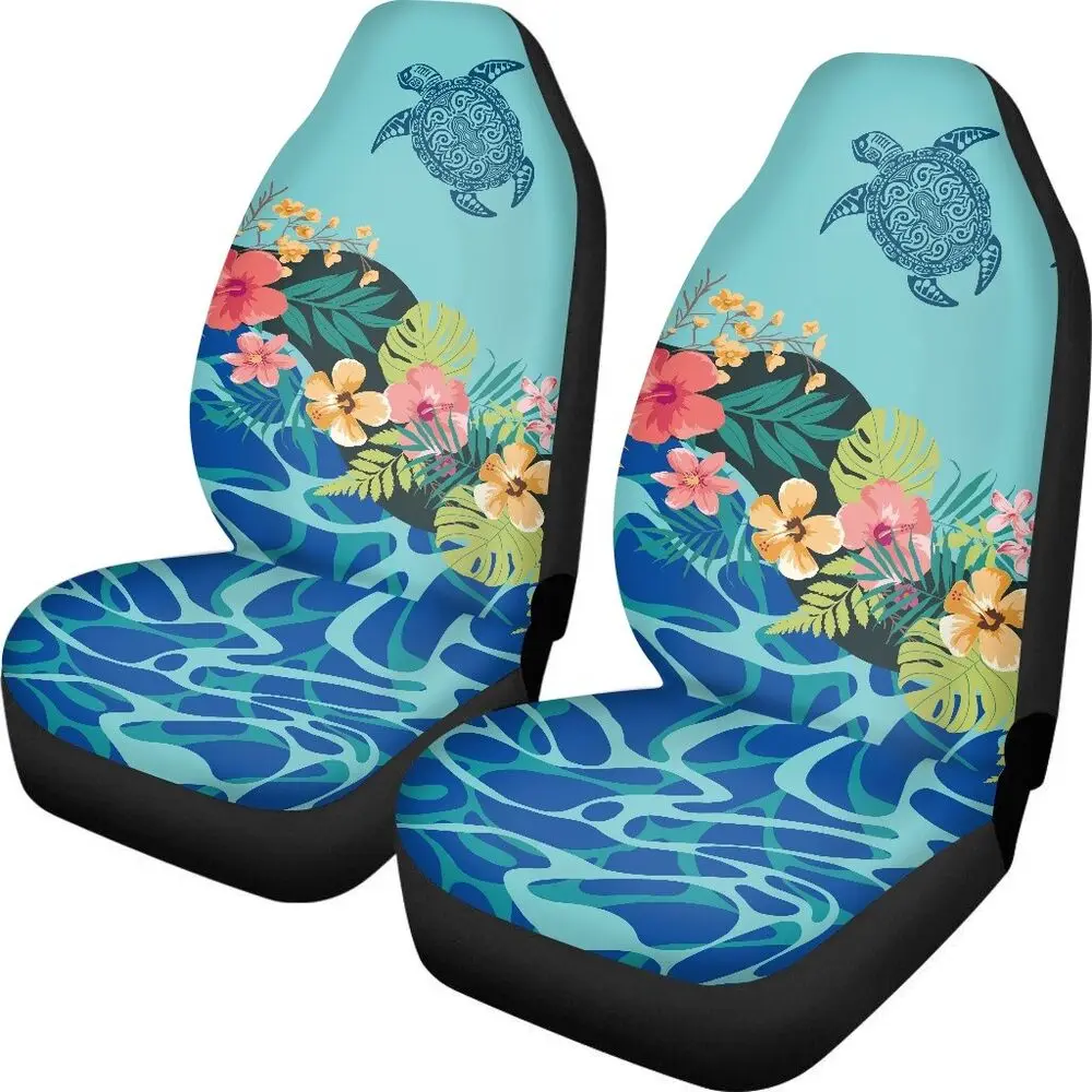 

Washable Car Front Cushion Covers Fits Most Cars Delicate Flower Print