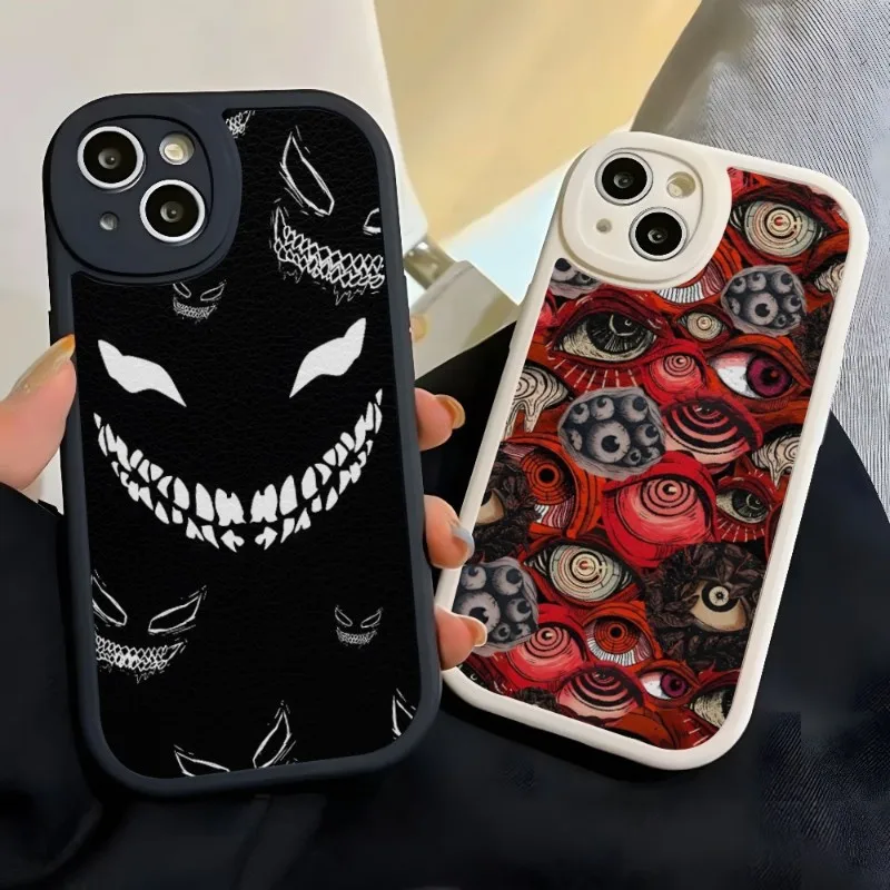 Чехол для телефона со страшным лицом и глазами для Iphone 14 Pro Max 13 12 11 Mini X Xr Xs 8 7 Puls, силиконовый чехол из овечьей кожи
Чехол для телефона со страшным лицом и глазами для Iphone 14 Pro Max 13 12 11 Mini X Xr Xs 8 7 Puls, силиконовый чехол из овечьей кожи