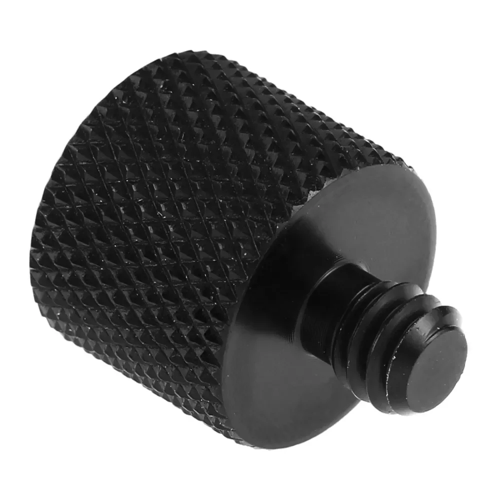 Black Color 3/8" Female to 1/4" Male Tripod Thread Screw Adapter Brass Diameter 16mm for Tripod Camera Light Stand
Black Color 3/8" Female to 1/4" Male Tripod Thread Screw Adapter Brass Diameter 16mm for Tripod Camera Light Stand
