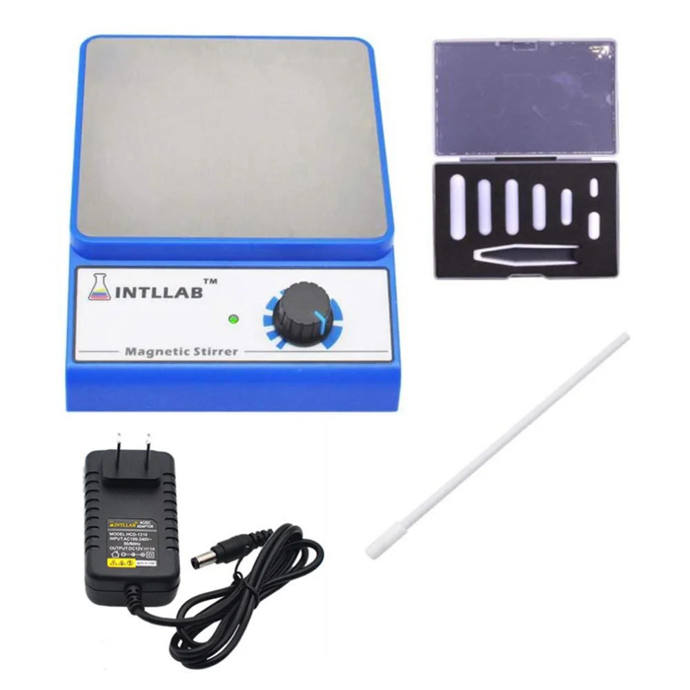 

INTLLAB Magnetic Stirrer with TYPE-C Stir Bar Set and Stir Bar Retriever, US Plug