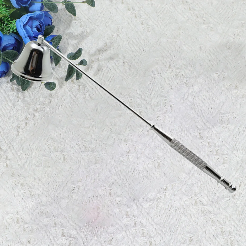 Snuffer Bell Shape Extinguisher Wick Snuffer Safely Put Out Accessory for Tea Light Jar Silver
Snuffer Bell Shape Extinguisher Wick Snuffer Safely Put Out Accessory for Tea Light Jar Silver