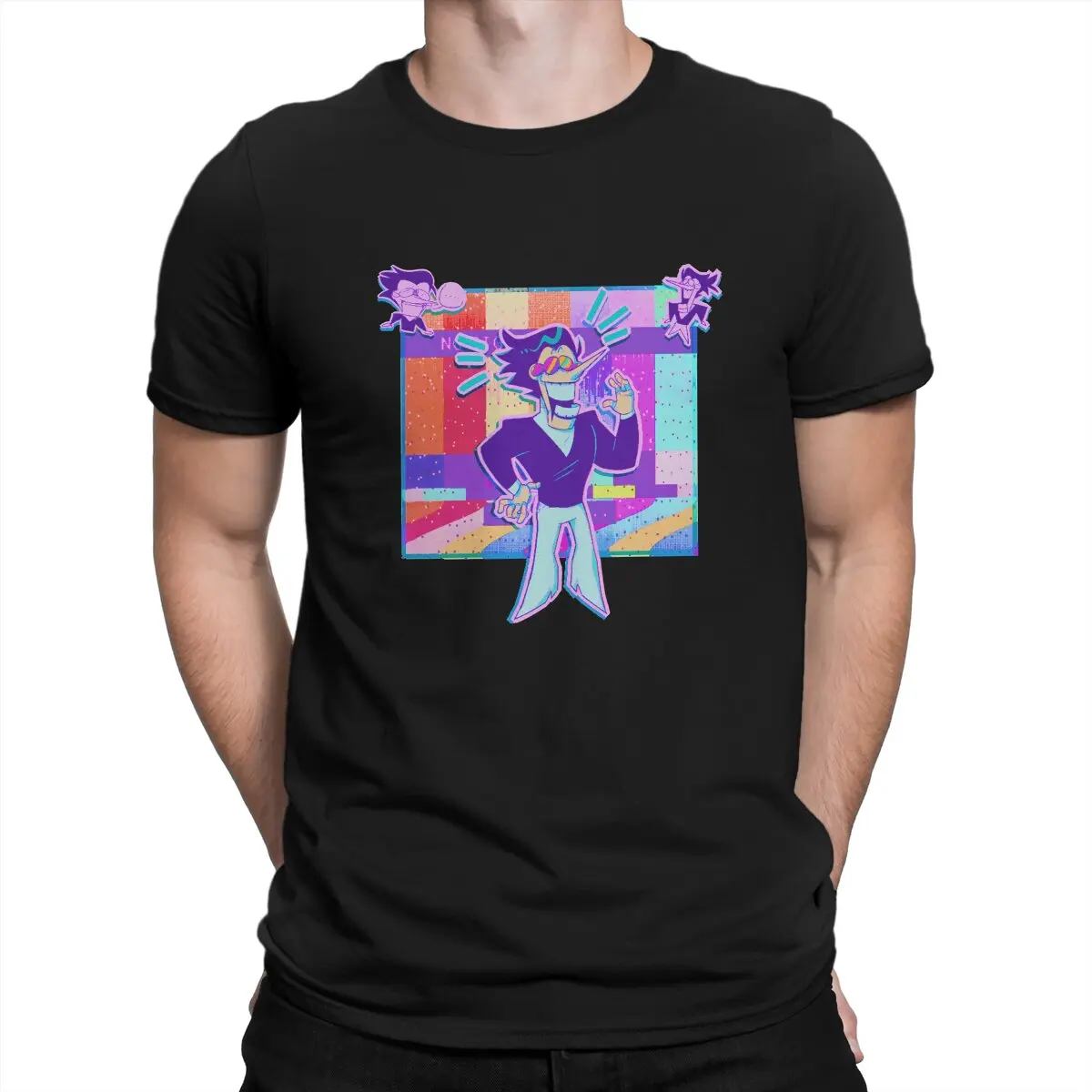 Deltarune Colorful Spamton Tshirt Graphic Men Tops Vintage Punk Summer Clothes Polyester Fibre Harajuku T Shirt
Deltarune Colorful Spamton Tshirt Graphic Men Tops Vintage Punk Summer Clothes Polyester Fibre Harajuku T Shirt