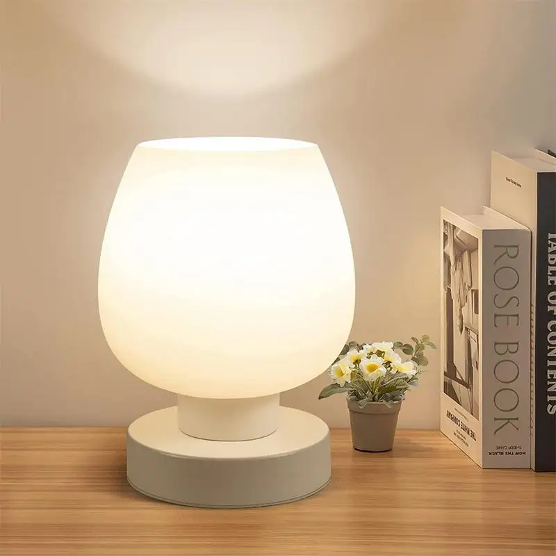 Touch Control Table Lamp Touch Control Bedside Table Lamp For Bedroom 3-Way Dimmable Nightstand Lamp With Opal Glass Lamp Shade
Touch Control Table Lamp Touch Control Bedside Table Lamp For Bedroom 3-Way Dimmable Nightstand Lamp With Opal Glass Lamp Shade