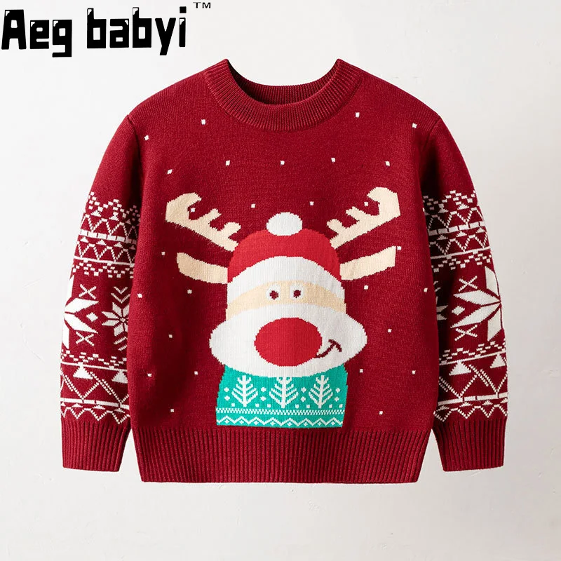 Baby Sweaters Christmas Deer Boy Girl Cartoon Knitted Pullover Warm Sweaters Kids Clothes Autumn Winter Children Xmas Clothes
Baby Sweaters Christmas Deer Boy Girl Cartoon Knitted Pullover Warm Sweaters Kids Clothes Autumn Winter Children Xmas Clothes