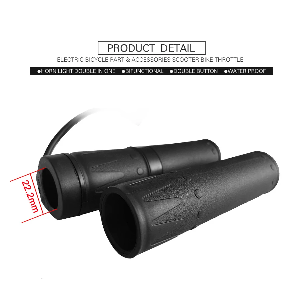 Electric Bike MTB SM Plug 158X Half Twisting Speed Throttle 12V 24V 36V 48V 72V Right Hand Half Twist Ebike Accessories Parts
Electric Bike MTB SM Plug 158X Half Twisting Speed Throttle 12V 24V 36V 48V 72V Right Hand Half Twist Ebike Accessories Parts