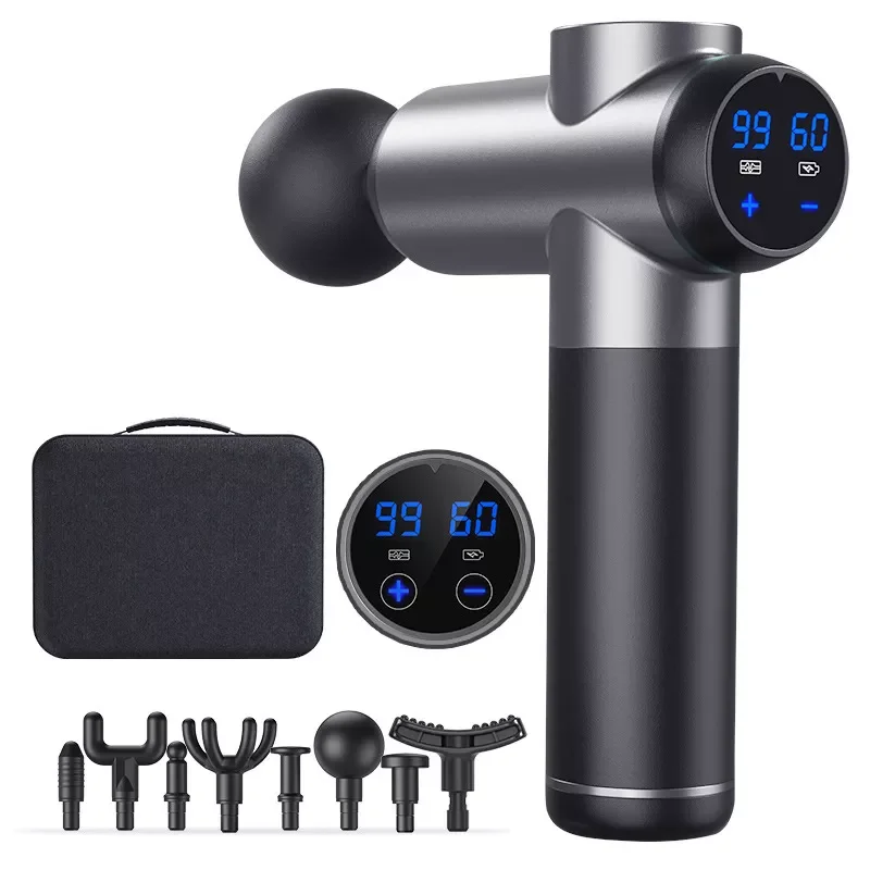 NEW2023 New Massage Gun Massager LCD Screen 99Gears 8Heads Electric Fascia Gun for Neck Foot Body Massager
NEW2023 New Massage Gun Massager LCD Screen 99Gears 8Heads Electric Fascia Gun for Neck Foot Body Massager