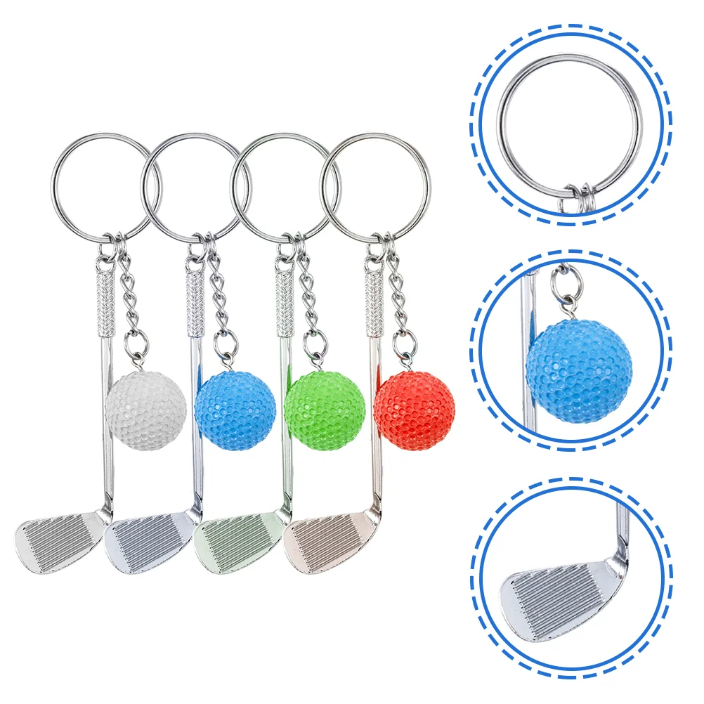 4 Pcs Golf Keychain Sports Party Favors Car Backpack Charms Metal Pendant Gift Lover
4 Pcs Golf Keychain Sports Party Favors Car Backpack Charms Metal Pendant Gift Lover