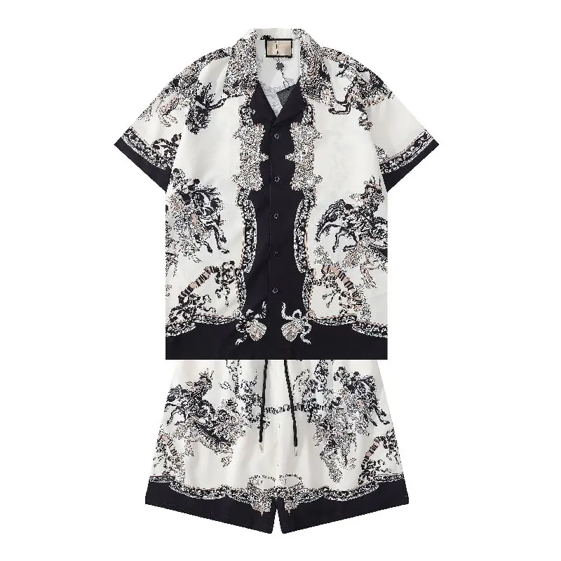 2023 Women's Designer Men's Casual Shirt Set Classic Colorful Print Men's Shirt Casual Pattern Letter Clothing Summer Couple Top
2023 Women's Designer Men's Casual Shirt Set Classic Colorful Print Men's Shirt Casual Pattern Letter Clothing Summer Couple Top