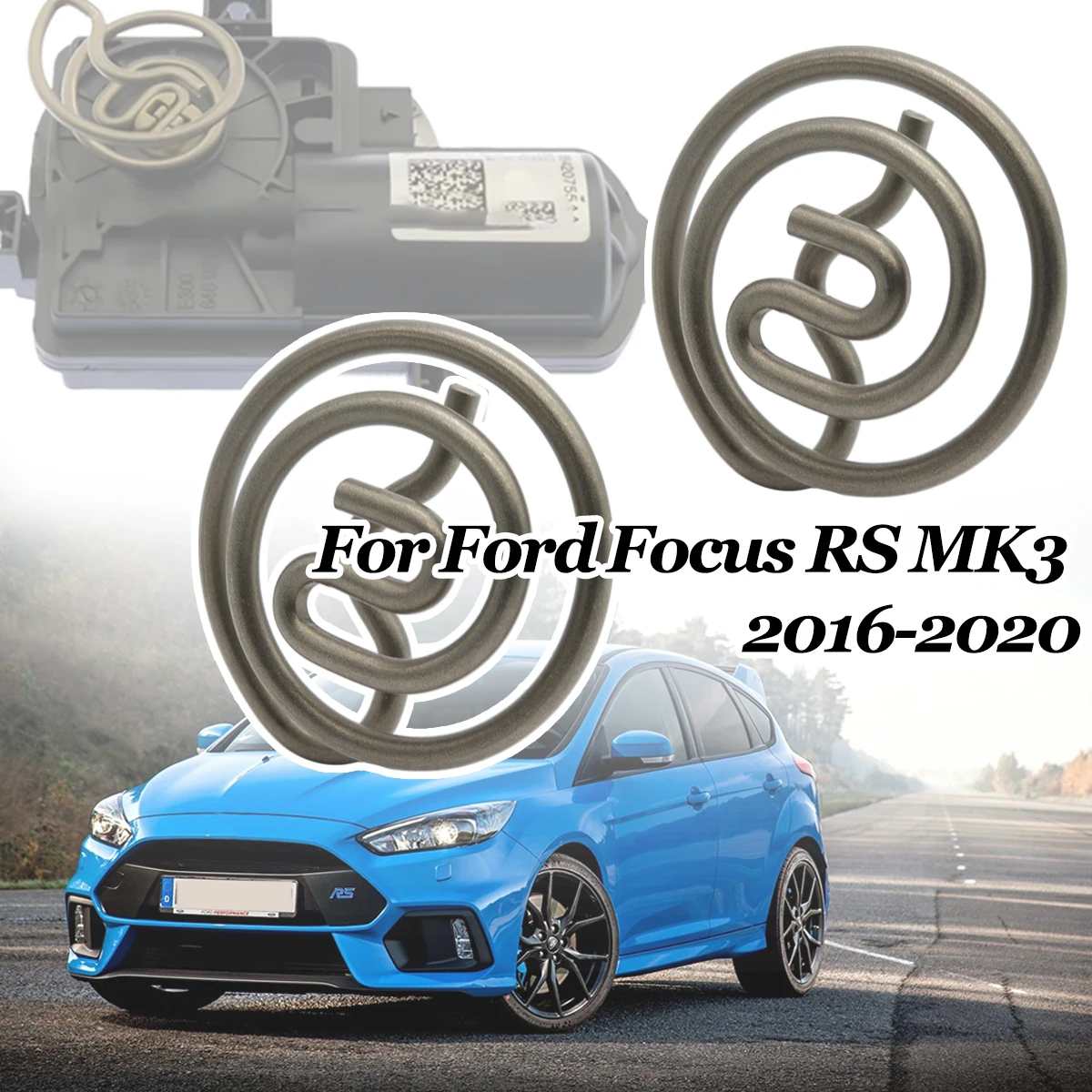 2 шт. пружина клапана выхлопной трубы для Ford Focus RS MK3 2016 2017 2019 -2020