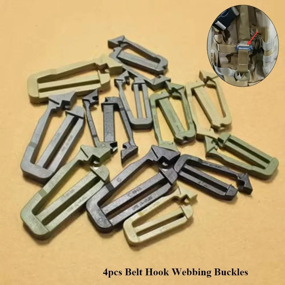 4pcs Survival Accessories Belt Hooks New 25mm/38mm Plastic Camping Equipment Webbing Buckles Outdoor Tool
4pcs Survival Accessories Belt Hooks New 25mm/38mm Plastic Camping Equipment Webbing Buckles Outdoor Tool