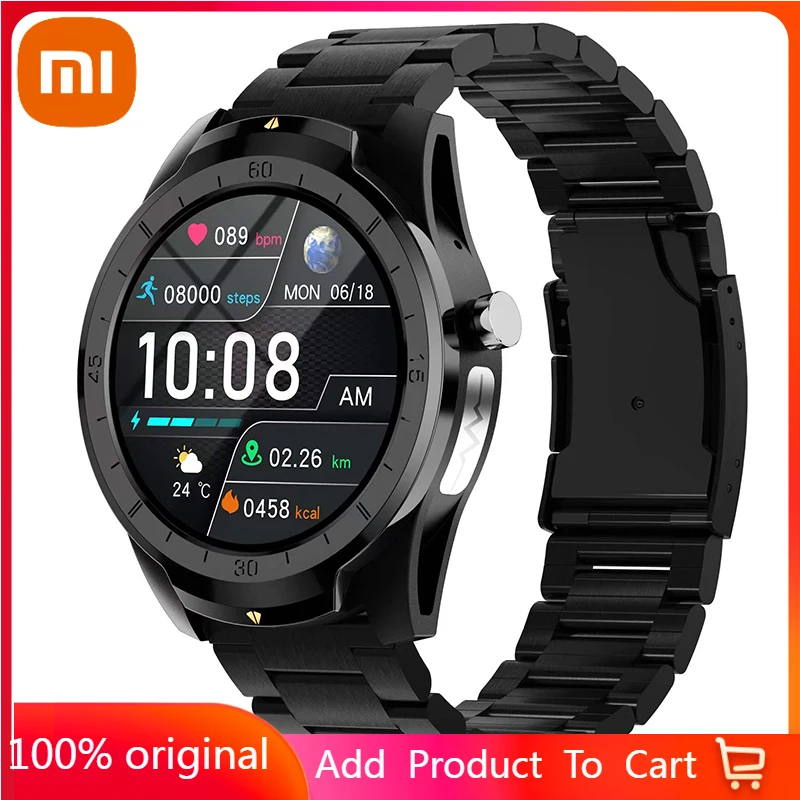 Xiaomi Smart Watch Men ECG+PPG Body Temperature Blood Pressure Heart Rate Monitor BT Call Man Smartwatch Link Bluetooth Headset
Xiaomi Smart Watch Men ECG+PPG Body Temperature Blood Pressure Heart Rate Monitor BT Call Man Smartwatch Link Bluetooth Headset