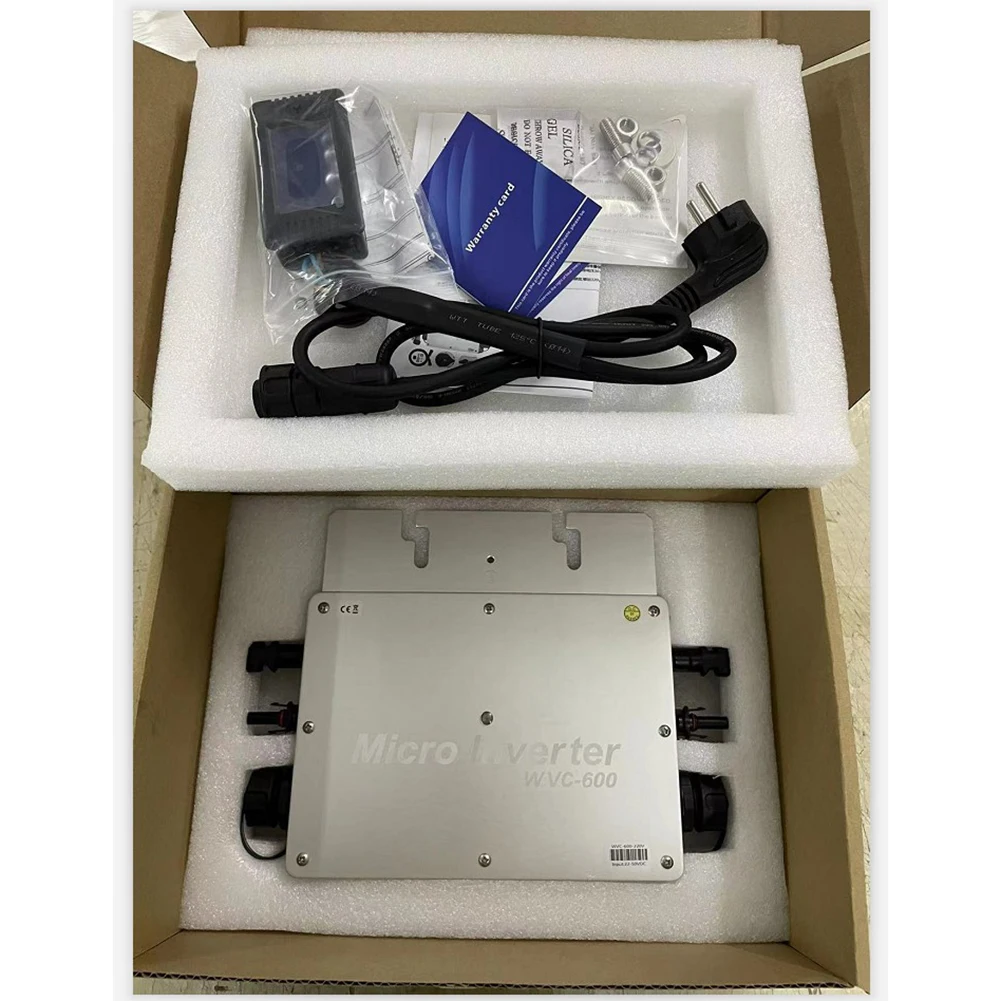 600W 700W Solar Inverter Grid Tie MPPT Mini Inverter 22-60V IP65 Waterproof Solar Power Grid Tie Inverter US/UK/AU/EU Plug
600W 700W Solar Inverter Grid Tie MPPT Mini Inverter 22-60V IP65 Waterproof Solar Power Grid Tie Inverter US/UK/AU/EU Plug