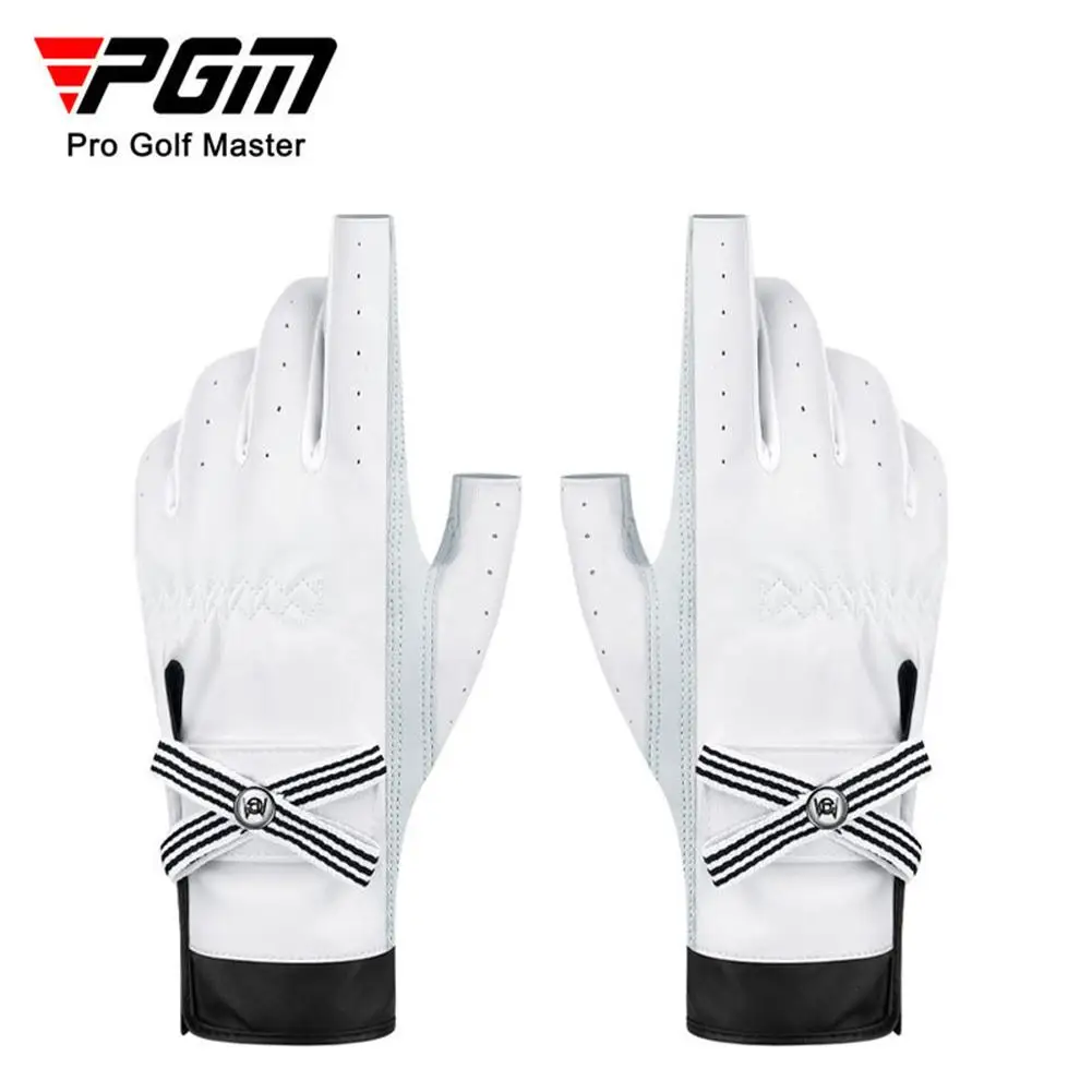 A Pair Women Pgm Fingerless Golf Gloves Portable Comfortable Breathable Non-slip Sports Leather Gloves 
A Pair Women Pgm Fingerless Golf Gloves Portable Comfortable Breathable Non-slip Sports Leather Gloves