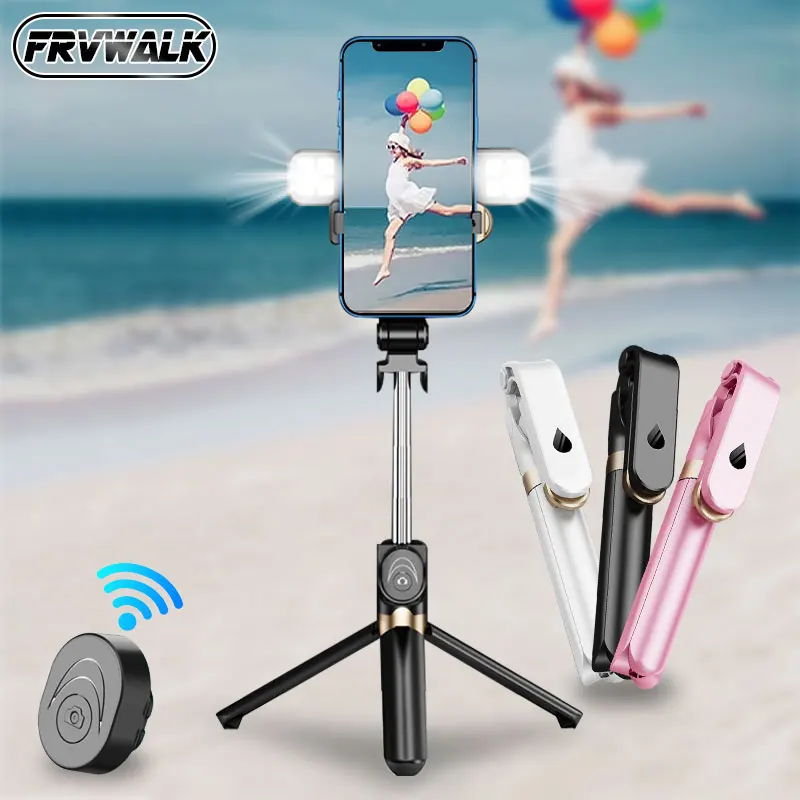 Wireless Selfie Stick Bluetooth Compatible Foldable Mini Tripod For Phone With Fill Light Shutter Remote Control For Android IOS
Wireless Selfie Stick Bluetooth Compatible Foldable Mini Tripod For Phone With Fill Light Shutter Remote Control For Android IOS
