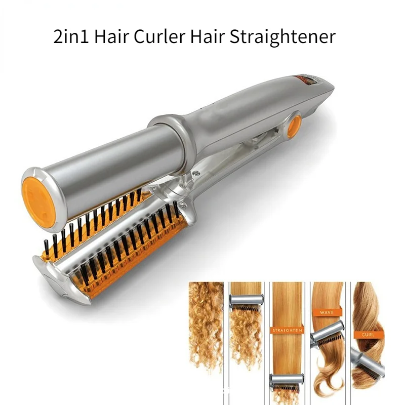 2in1 Hair Curler Hair Straightener Electric Curling Iron Fast Heating Hair Styler Hairdressing Products Styling Tool Hair Iron
2in1 Hair Curler Hair Straightener Electric Curling Iron Fast Heating Hair Styler Hairdressing Products Styling Tool Hair Iron