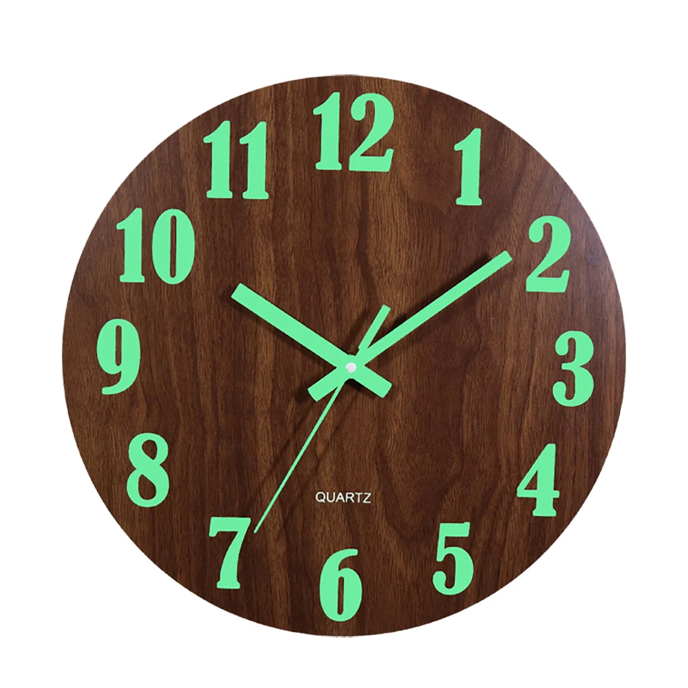 12 Inch Luminous Wall Clock Silent Wooden light in dark night Nordic Fashion Vintage Wall Clock for Kitchen Bedroom Office Home
12 Inch Luminous Wall Clock Silent Wooden light in dark night Nordic Fashion Vintage Wall Clock for Kitchen Bedroom Office Home