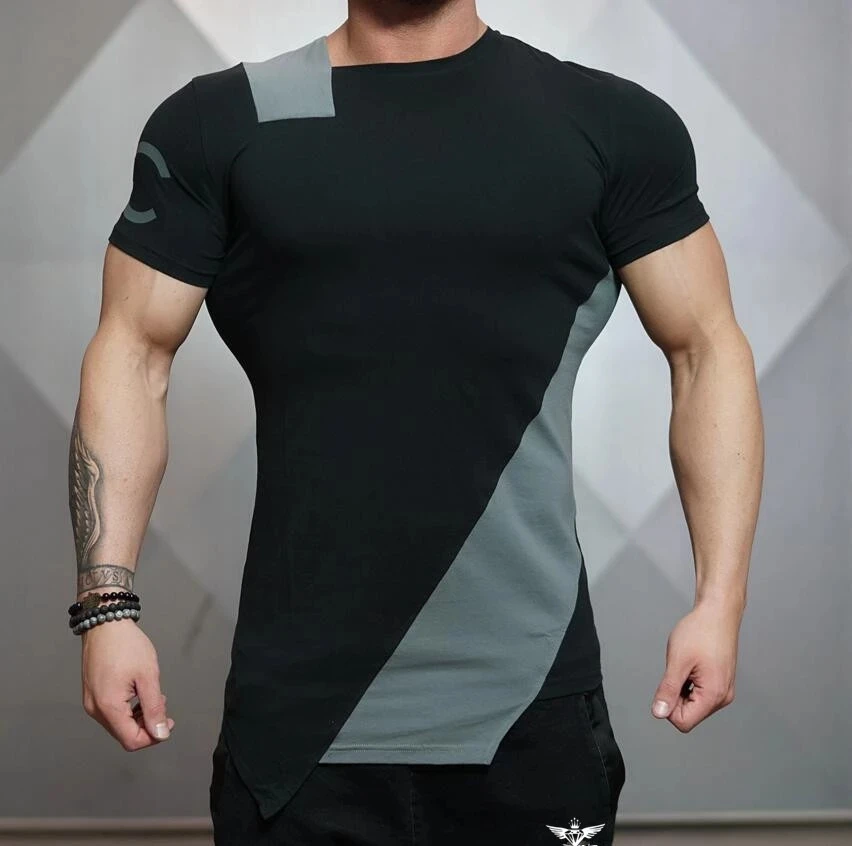 

2022 Gyms Bodyengineers Summer The Stadium Shark Stringer T-shirt Man Bodybuilding And Fitness Crime Short Sleeve T-shirt