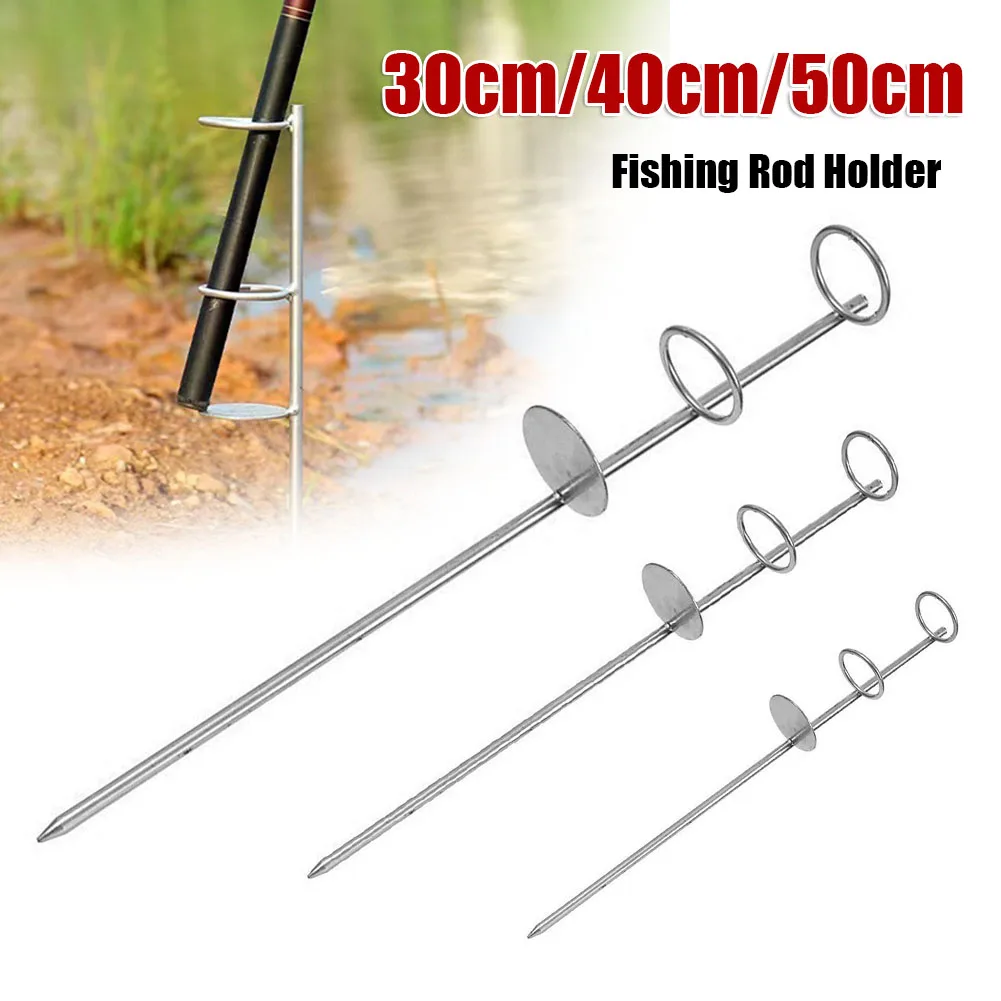 30/40/50cm Stainless Steel Fishing Rod Holder Support Portable Ground Spike Rod Rest Stand Bank Fishing Ground Rod Holder Tackle
30/40/50cm Stainless Steel Fishing Rod Holder Support Portable Ground Spike Rod Rest Stand Bank Fishing Ground Rod Holder Tackle