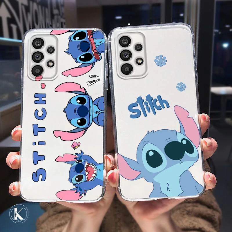 Stitch The Baby Disney Phone Case For Samsung A32 A52 A52S A72 A02 A22 A03 A02S A03S A13 A53 A73 A23 Transparent luxury Silicone
Stitch The Baby Disney Phone Case For Samsung A32 A52 A52S A72 A02 A22 A03 A02S A03S A13 A53 A73 A23 Transparent luxury Silicone
