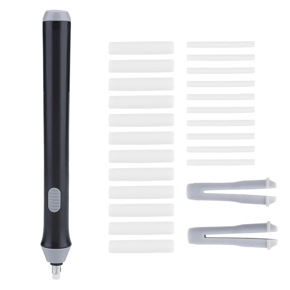 Tenwin Electric Battery Operated Automatic Pencil Eraser with 22 Eraser Refills (Black) Electric Eraser Electric Eraser
Tenwin Electric Battery Operated Automatic Pencil Eraser with 22 Eraser Refills (Black) Electric Eraser Electric Eraser