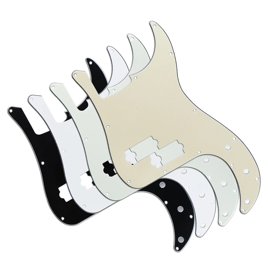 FLEOR 4PCS 3Ply PVC PB Electric Bass Pickguard Precision 13-Hole Plate & Screws for 4 Strings Bass,Mixed Colors
FLEOR 4PCS 3Ply PVC PB Electric Bass Pickguard Precision 13-Hole Plate & Screws for 4 Strings Bass,Mixed Colors