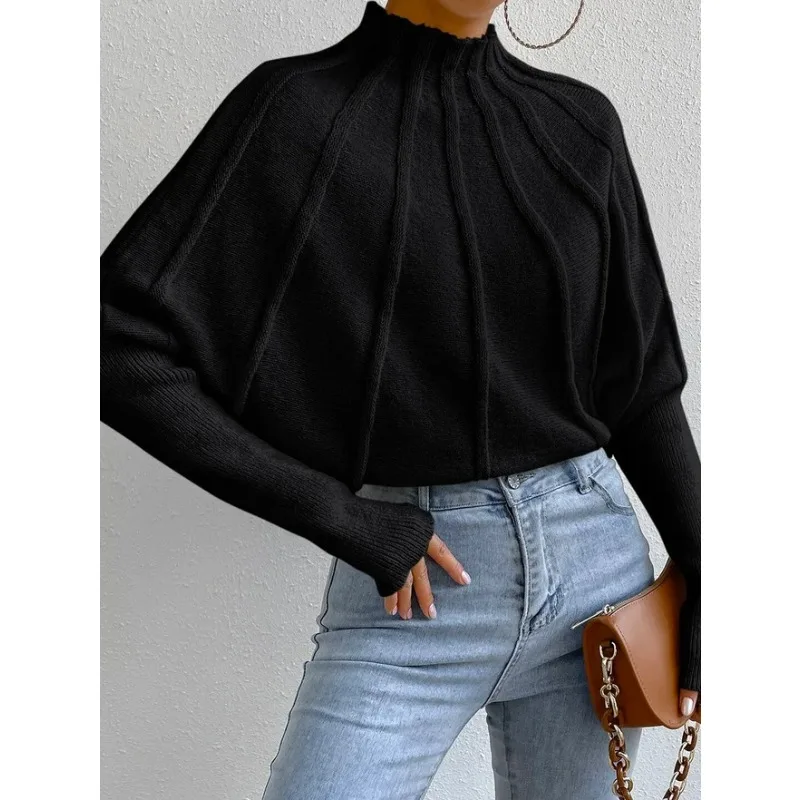Loose Spider Mesh Casual Short Sweater Y2K Casual Sweaters Women Solid Color Jumpers High Collar Autumn Pullovers Sweater
Loose Spider Mesh Casual Short Sweater Y2K Casual Sweaters Women Solid Color Jumpers High Collar Autumn Pullovers Sweater