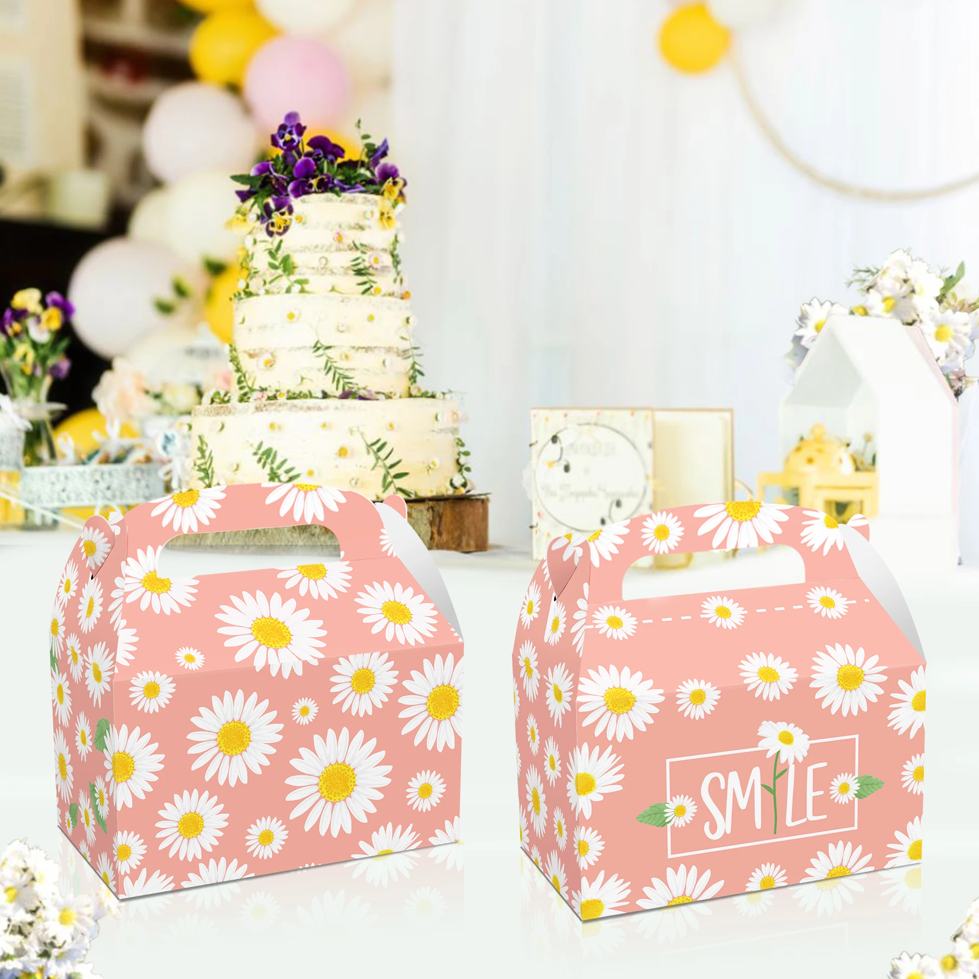 DD176 4Pcs Sweet Wedding Daisy Flowers Girl's Birthday Party Paper Portable Packing Gift Boxes Baby Shower Party Decorations
DD176 4Pcs Sweet Wedding Daisy Flowers Girl's Birthday Party Paper Portable Packing Gift Boxes Baby Shower Party Decorations