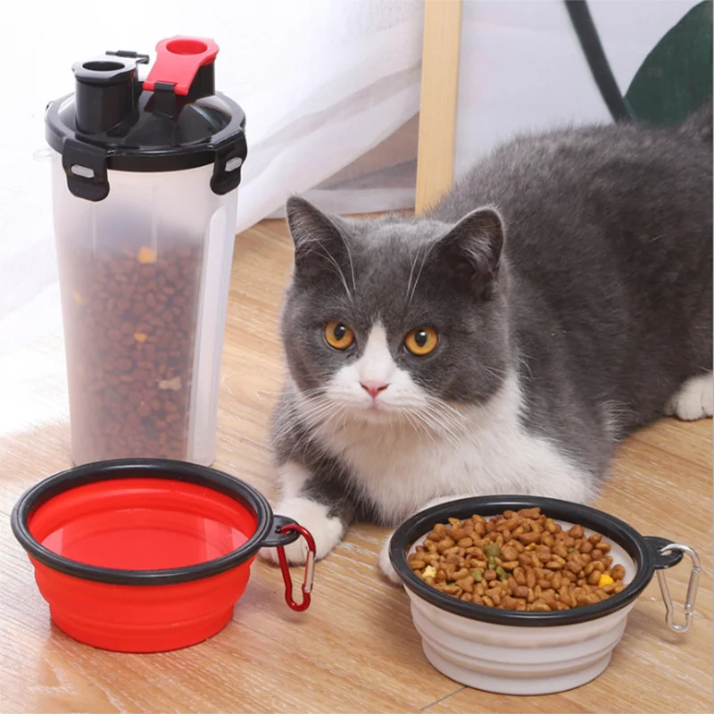 2 In 1 Pet Travel Water Bottle Foldable Dog feed Bowl Drink Cup Food Container Silicone Outdoor Portable Dog Cat Feeder
2 In 1 Pet Travel Water Bottle Foldable Dog feed Bowl Drink Cup Food Container Silicone Outdoor Portable Dog Cat Feeder