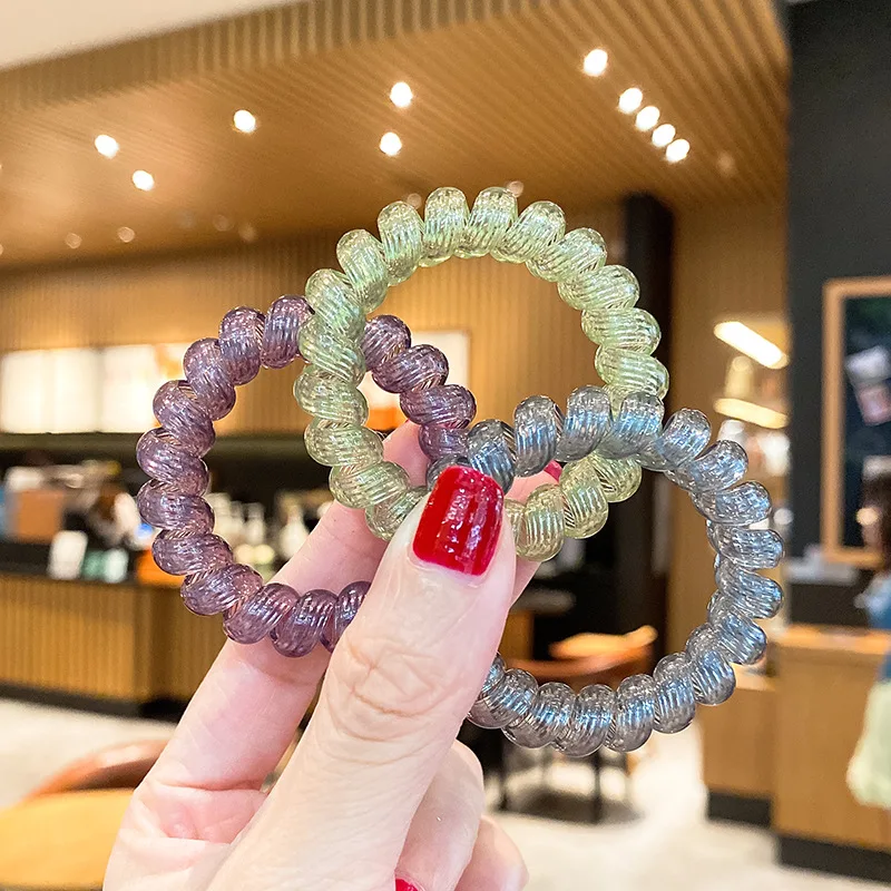 Brushed Telephone Line Rubber Bands Large Hair Accessories for Girls Simple Hair Ties Woman Tie Band Loop New Headwear Apparel
Brushed Telephone Line Rubber Bands Large Hair Accessories for Girls Simple Hair Ties Woman Tie Band Loop New Headwear Apparel
