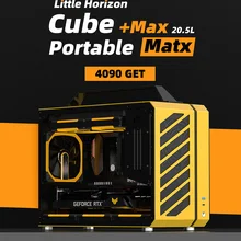 Mechanic Master C+Max MATX/ITX Computer Case Support 385mm Long GPU&ATX/SFX/SFX-L Power Supply 162mm Tower or 240 Water Cooling