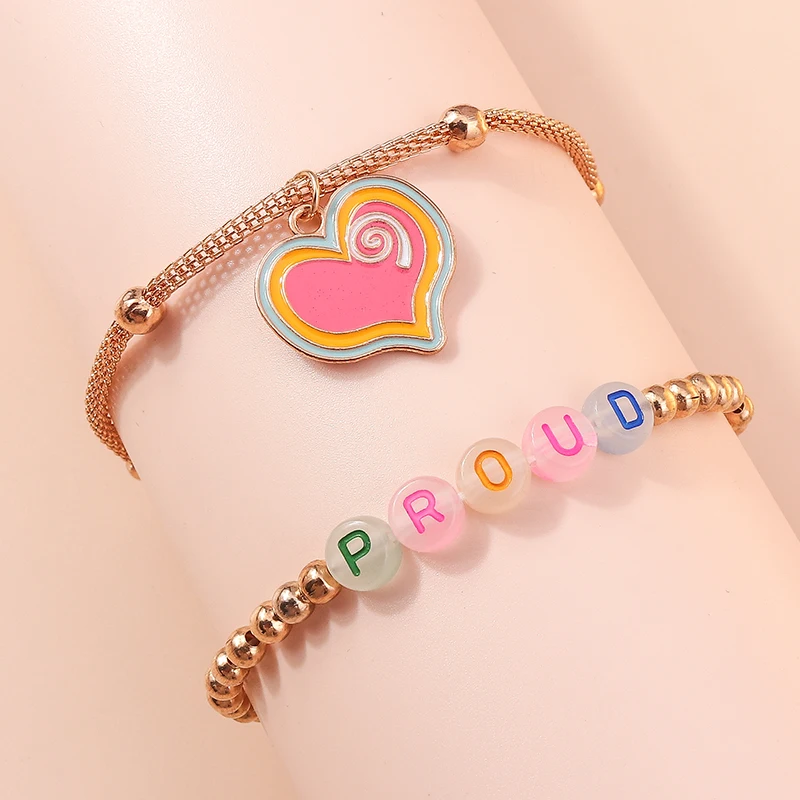 2022 New Fashion Personalized Initial Luminous Beads Letter Bracelet Design Heart Proud Bracelet For Women Gifts Stainless Steel
2022 New Fashion Personalized Initial Luminous Beads Letter Bracelet Design Heart Proud Bracelet For Women Gifts Stainless Steel