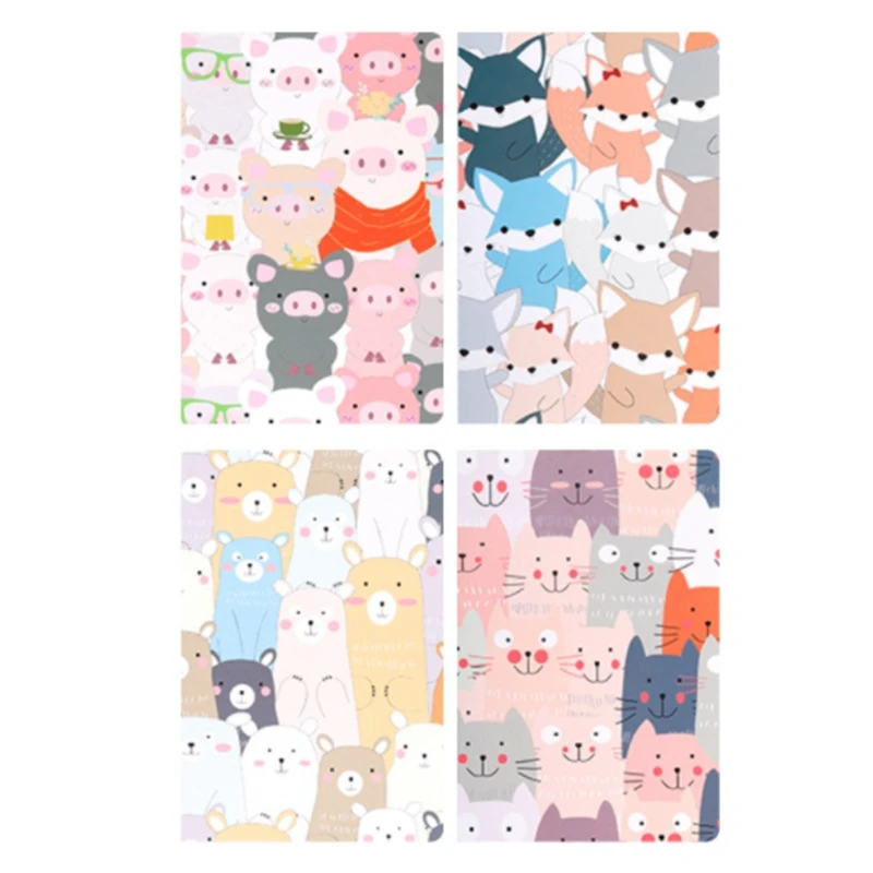 4 PCS A5 Notebooks Cartoon Animals Student Joural Notebook 32 Sheets (64 Pages) Lined Paper Note Books For School Home
4 PCS A5 Notebooks Cartoon Animals Student Joural Notebook 32 Sheets (64 Pages) Lined Paper Note Books For School Home