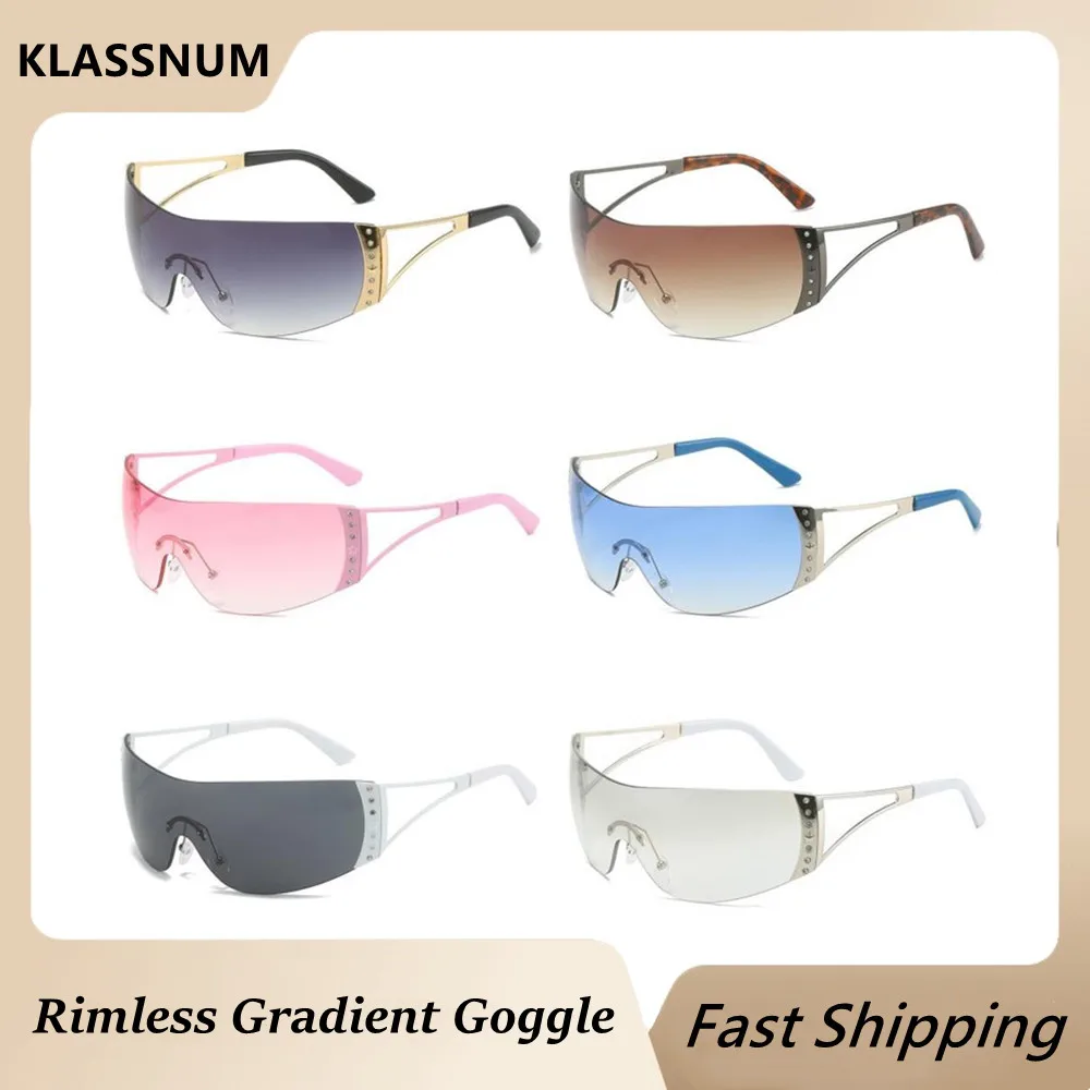 Gradient Square Sunglasses Men Women Trendy Vintage Brand Design Oversized Rimless Sun Glasses For Female Vintage Eyewear UV400
Gradient Square Sunglasses Men Women Trendy Vintage Brand Design Oversized Rimless Sun Glasses For Female Vintage Eyewear UV400