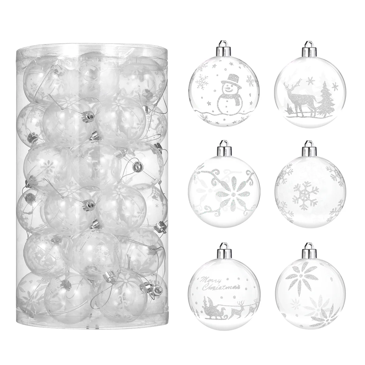 Toyvian 36pcs 6cm Christmas Balls Ornaments Eco-friendly Shatterproof Christmas Decorations Xmas Ball Baubles Small Hanging
Toyvian 36pcs 6cm Christmas Balls Ornaments Eco-friendly Shatterproof Christmas Decorations Xmas Ball Baubles Small Hanging