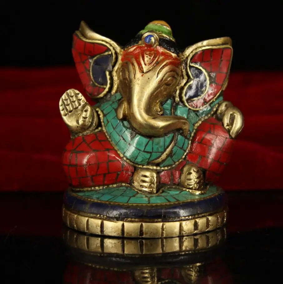 Pure copper Thailand Elephant Nose God of Wealth Bronze statue India Elephant Head God Heavenly Eye Ganesha Red God of Wealth
Pure copper Thailand Elephant Nose God of Wealth Bronze statue India Elephant Head God Heavenly Eye Ganesha Red God of Wealth