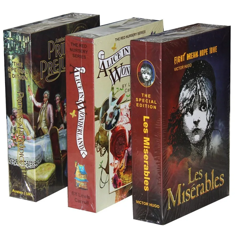 Classic Book Bank Safe Key Lock Type Quality Secret Book Hidden Safe Safe Metal Steel Simulation Books Money Box Coin Bank Home
Classic Book Bank Safe Key Lock Type Quality Secret Book Hidden Safe Safe Metal Steel Simulation Books Money Box Coin Bank Home