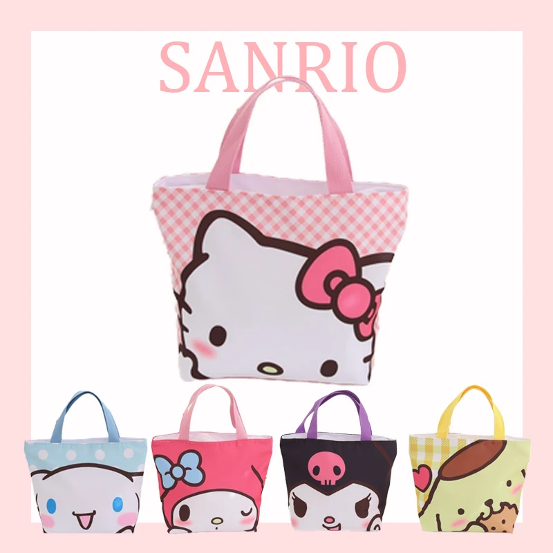 Kawaii Sanrio Hello Kitty Cinnamoroll Lunch Box Bag Cute My Melody Kuromi Cartoon Student Picnic Play Portable Tote Canvas Bag
Kawaii Sanrio Hello Kitty Cinnamoroll Lunch Box Bag Cute My Melody Kuromi Cartoon Student Picnic Play Portable Tote Canvas Bag