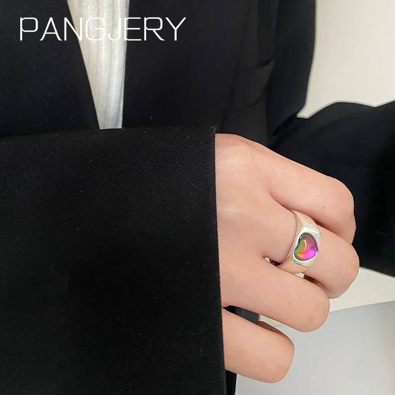 PANGJARY 925 пробы серебряные любовные кольца для женщин милые Простые открытые индивидуальные креативные модные дизайнерские ювелирные издели...
PANGJARY 925 пробы серебряные любовные кольца для женщин милые Простые открытые индивидуальные креативные модные дизайнерские ювелирные издели...