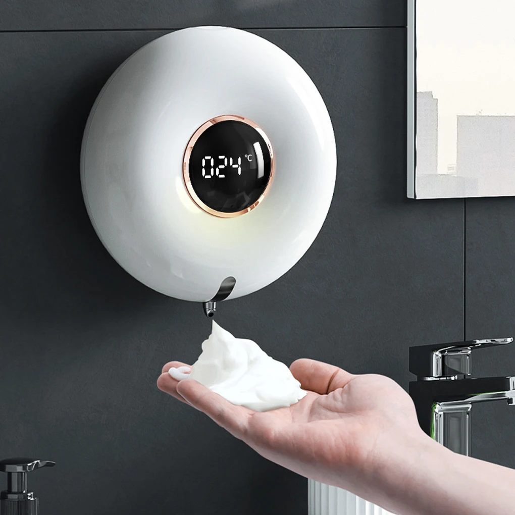Automatic Foam Dispenser Wall Touchless Infrared Hand IPX5 Foaming Device Bathroom Countertop Refillable Punch Free
Automatic Foam Dispenser Wall Touchless Infrared Hand IPX5 Foaming Device Bathroom Countertop Refillable Punch Free