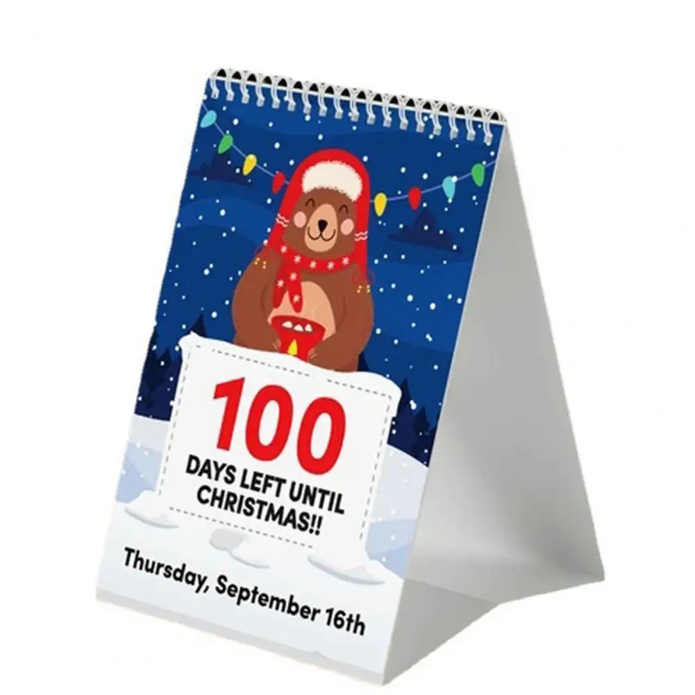 

Christmas Advent Calendar Useful Smooth Surface Advent Calendar Mini Size Record Date Christmas Countdown Calendar