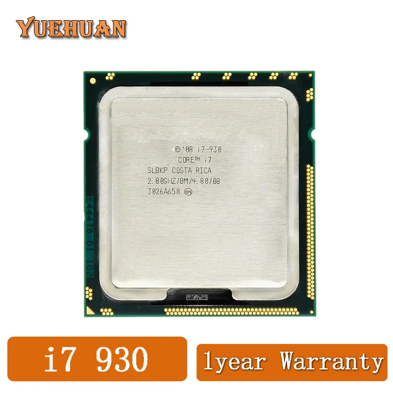 lntel Quad-Core I7-930 CPU Desktop Processor i7 930 8M Cache 2.8 GHz 4.80 GT/s QPI FCLGA1366 (working 100% Free Shipping)
lntel Quad-Core I7-930 CPU Desktop Processor i7 930 8M Cache 2.8 GHz 4.80 GT/s QPI FCLGA1366 (working 100% Free Shipping)