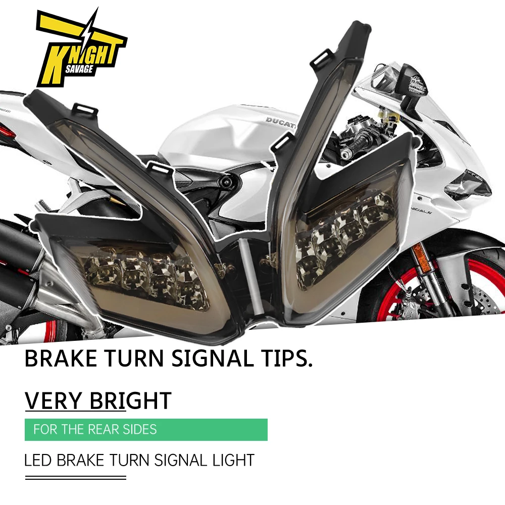 Motorcycle 12V Taillights Rear Light Turn Signal Indicator Lamp Accessories For DUCATI 899 959 1299 Panigale 1199 S R Integrated
Motorcycle 12V Taillights Rear Light Turn Signal Indicator Lamp Accessories For DUCATI 899 959 1299 Panigale 1199 S R Integrated