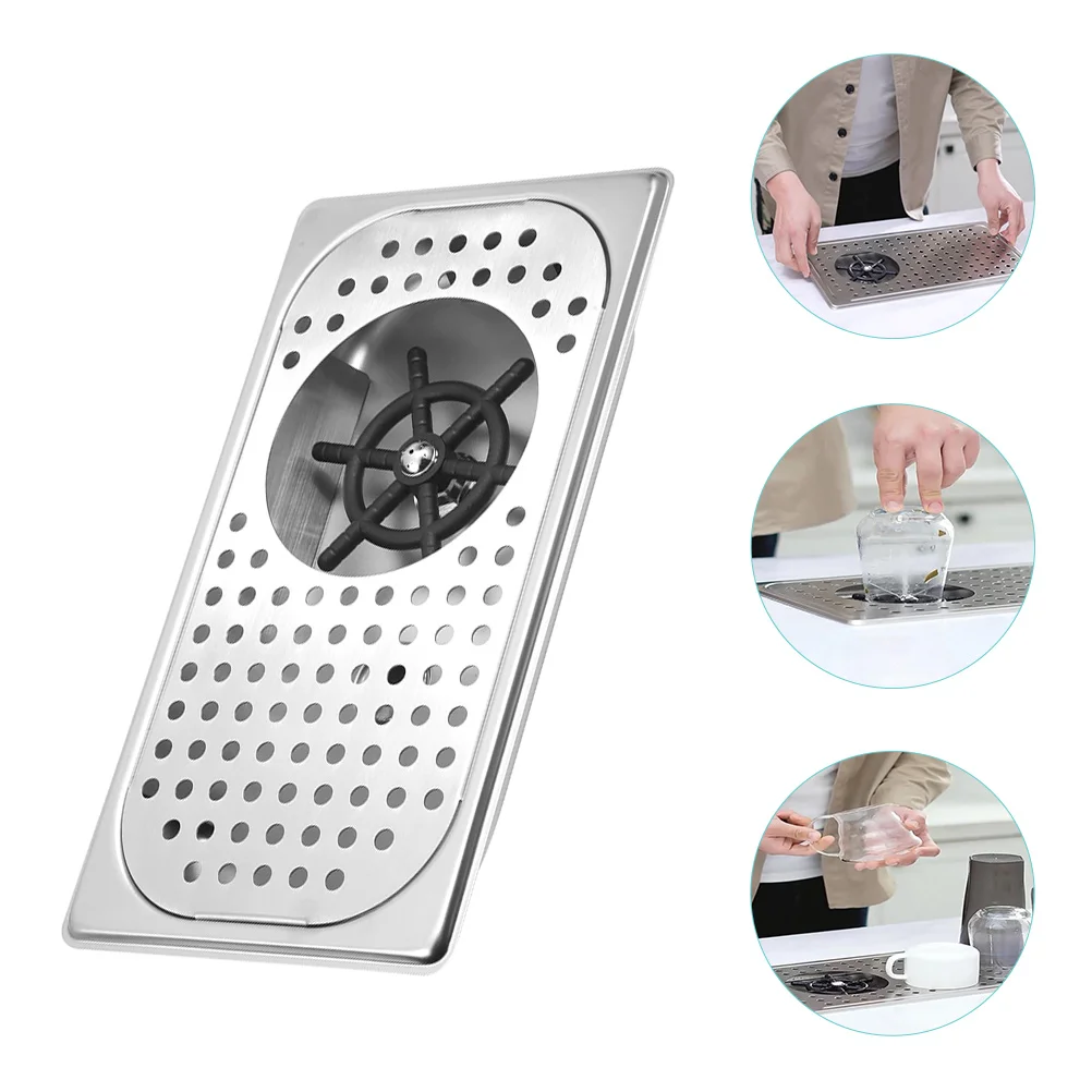 1 Set Glass Rinser Kitchen Sink Automatic Stainless Steel Kitchen Cup Rinser Glass Cup Rinser Cup Washer Indoor Cup Cleaner
1 Set Glass Rinser Kitchen Sink Automatic Stainless Steel Kitchen Cup Rinser Glass Cup Rinser Cup Washer Indoor Cup Cleaner