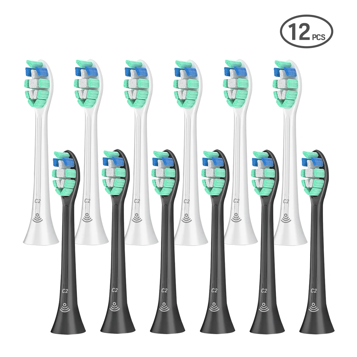 12PCS Replaceable Brush Head For Philips Hx3,Hx6,Hx9 Series HX6063,HX6250,HX6530,HX6730,HX6930 HX9023 HX6024 HX3220 Toothbrush
12PCS Replaceable Brush Head For Philips Hx3,Hx6,Hx9 Series HX6063,HX6250,HX6530,HX6730,HX6930 HX9023 HX6024 HX3220 Toothbrush
